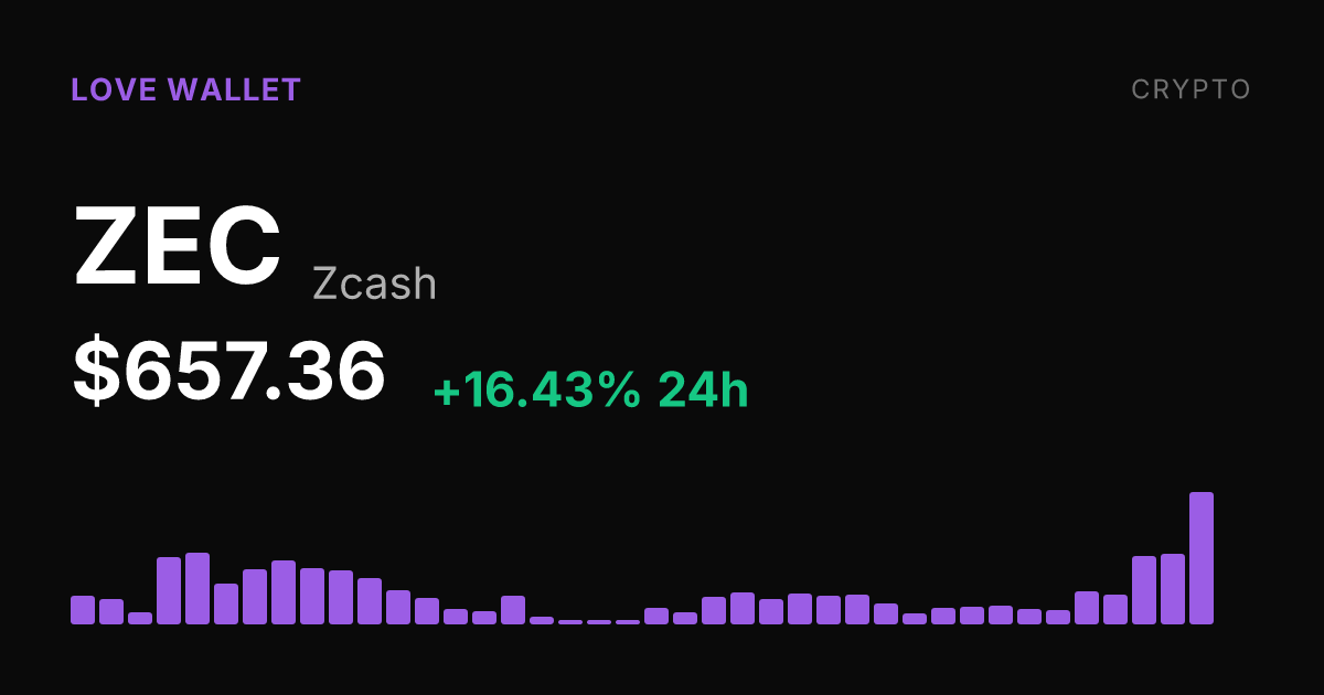 Zcash Surges 16.43% in a Day, Extending a Sharp Monthly Rally